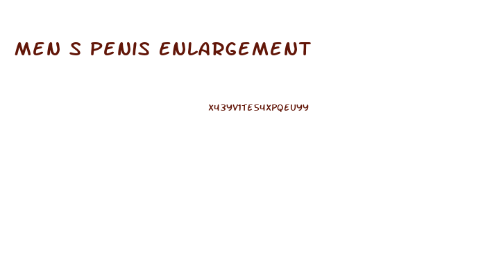Men S Penis Enlargement