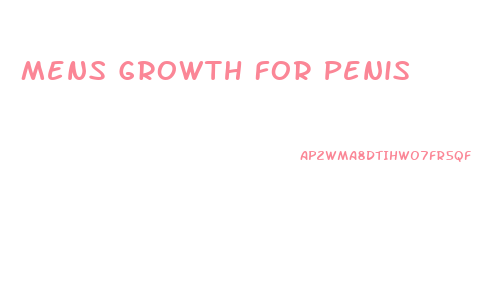 Mens Growth For Penis