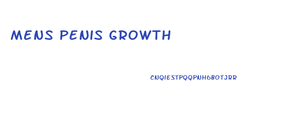 Mens Penis Growth