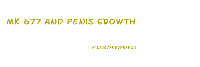 Mk 677 And Penis Growth