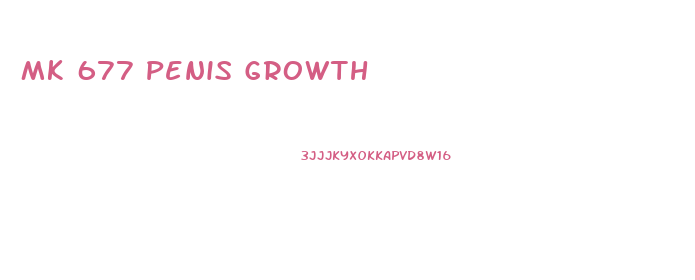Mk 677 Penis Growth
