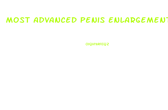 Most Advanced Penis Enlargement Surgery