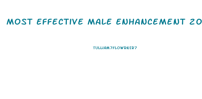 Most Effective Male Enhancement 2019