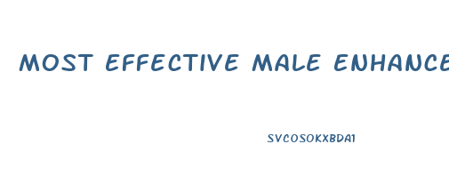 Most Effective Male Enhancement Supplements