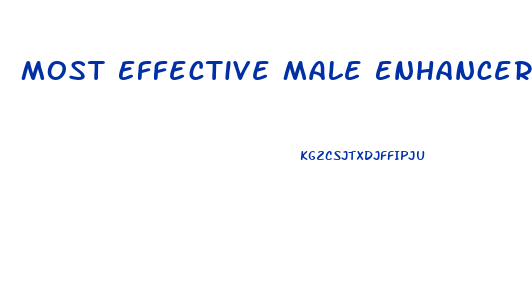 Most Effective Male Enhancers