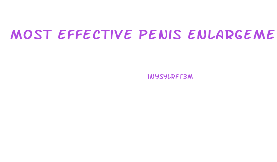 Most Effective Penis Enlargement Exercise