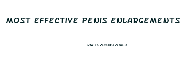 Most Effective Penis Enlargements