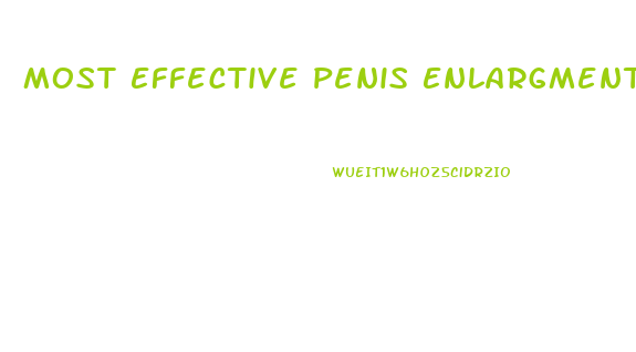 Most Effective Penis Enlargment