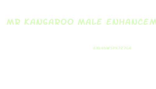 Mr Kangaroo Male Enhancement
