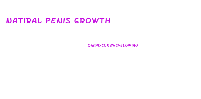 Natiral Penis Growth