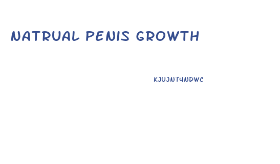 Natrual Penis Growth