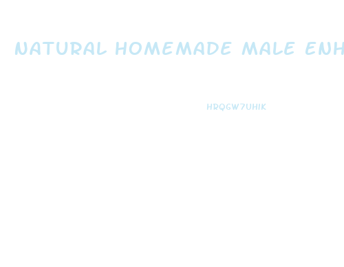 Natural Homemade Male Enhancement Formulas