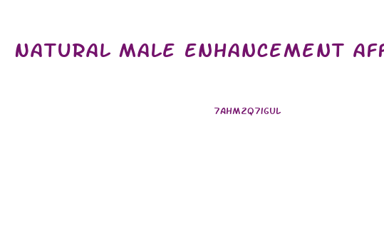 Natural Male Enhancement Affiliate