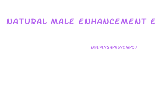 Natural Male Enhancement Exercises Free