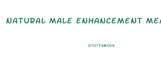 Natural Male Enhancement Meaning