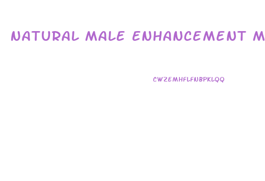 Natural Male Enhancement Methods