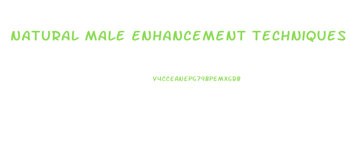 Natural Male Enhancement Techniques Exercises