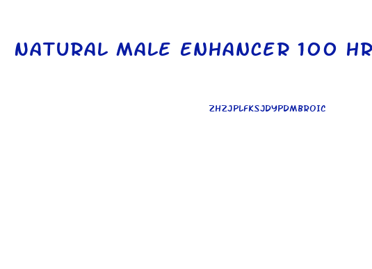 Natural Male Enhancer 100 Hrs