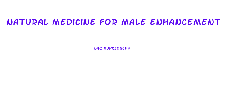 Natural Medicine For Male Enhancement