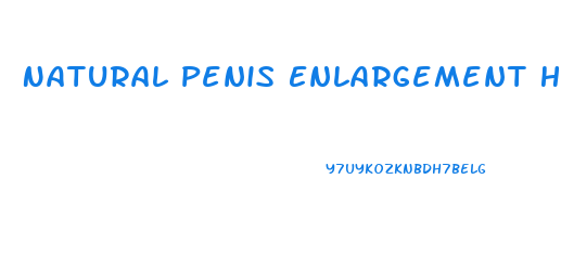 Natural Penis Enlargement Home Remedy