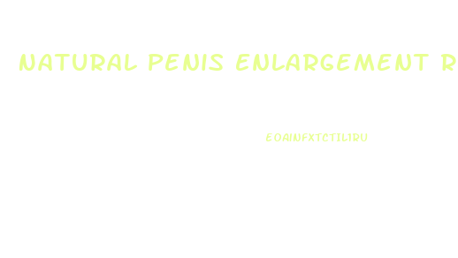 Natural Penis Enlargement Reddit
