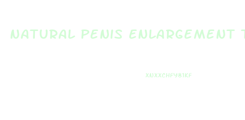 Natural Penis Enlargement Tricks