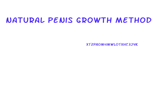 Natural Penis Growth Method
