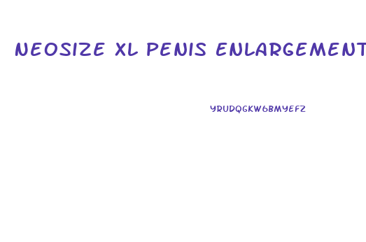 Neosize Xl Penis Enlargement Liquid