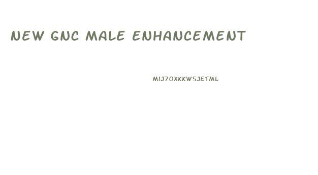 New Gnc Male Enhancement
