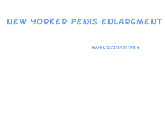 New Yorker Penis Enlargment