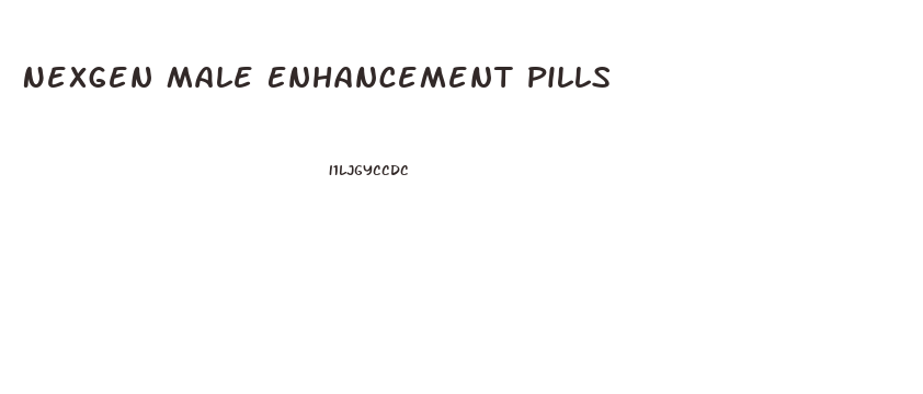 Nexgen Male Enhancement Pills