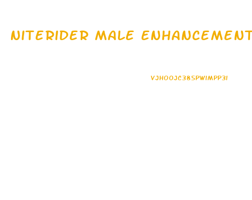 Niterider Male Enhancement