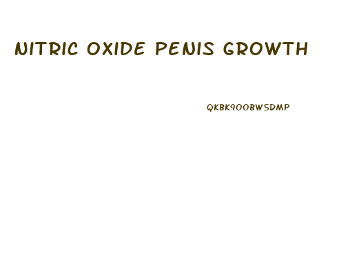 Nitric Oxide Penis Growth