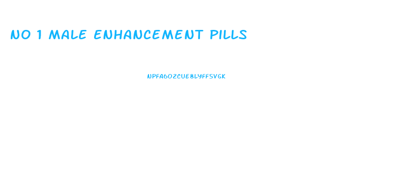 No 1 Male Enhancement Pills