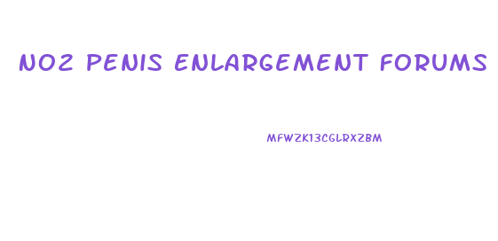 No2 Penis Enlargement Forums