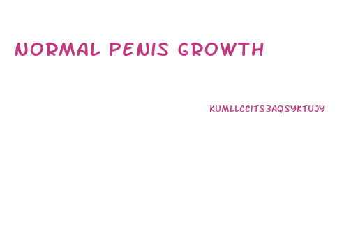 Normal Penis Growth