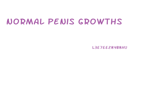 Normal Penis Growths