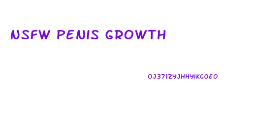 Nsfw Penis Growth