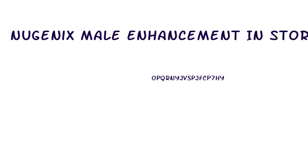 Nugenix Male Enhancement In Stores