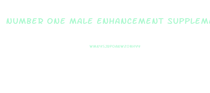 Number One Male Enhancement Supplement