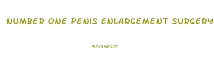 Number One Penis Enlargement Surgery