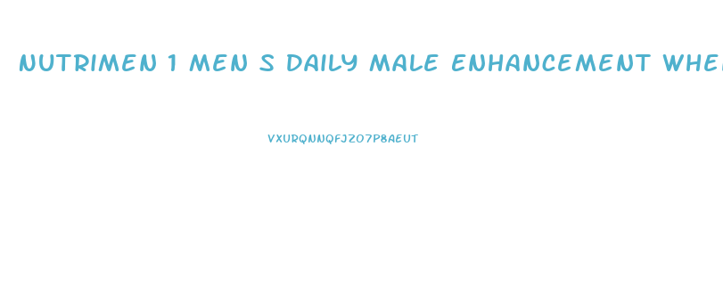 Nutrimen 1 Men S Daily Male Enhancement When Available