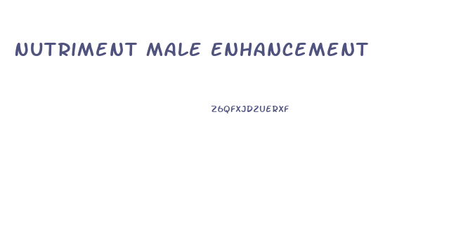 Nutriment Male Enhancement