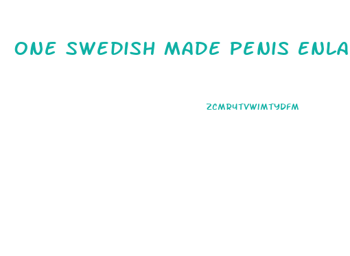 One Swedish Made Penis Enlarger Pump