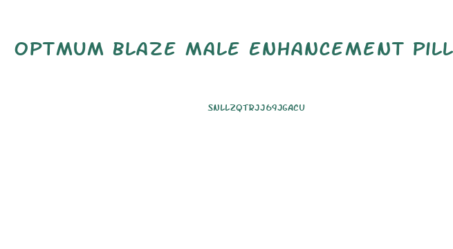 Optmum Blaze Male Enhancement Pills