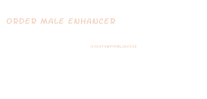 Order Male Enhancer