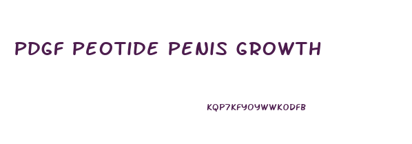 Pdgf Peotide Penis Growth