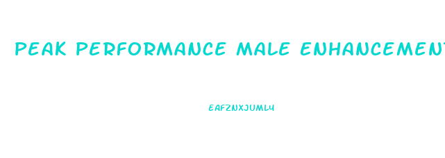 Peak Performance Male Enhancement Potency