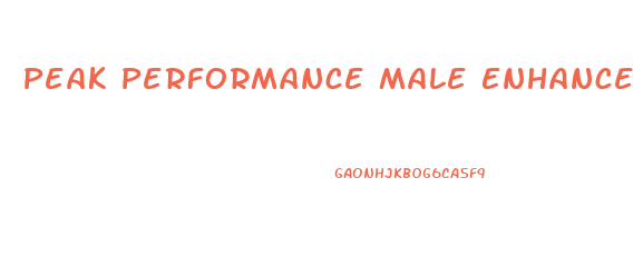 Peak Performance Male Enhancement