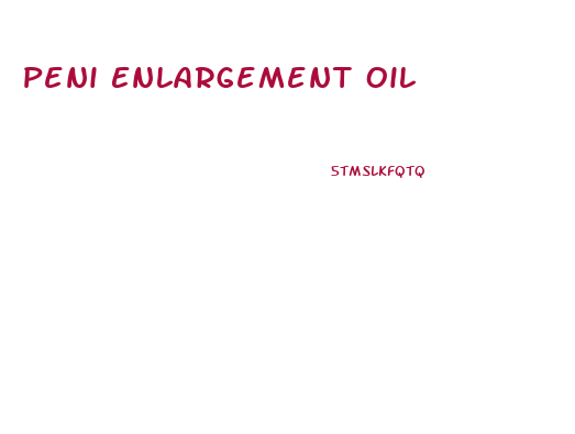 Peni Enlargement Oil